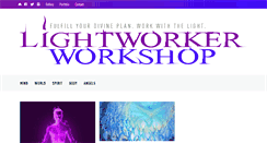 Desktop Screenshot of lightworkerworkshop.com